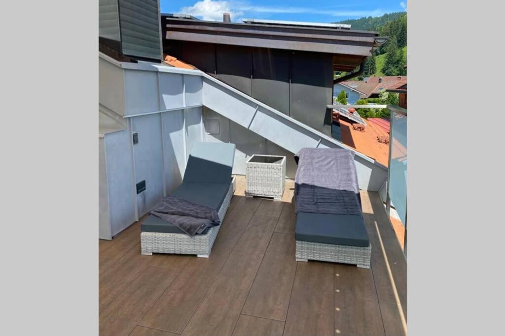 Bergfux Ferienhaus - Hochwertige Ausstattung Sonthofen Bagian luar foto