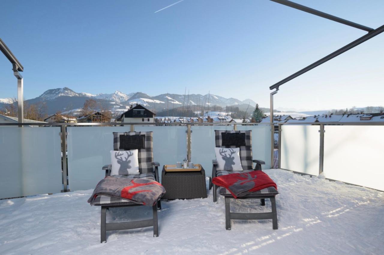 Bergfux Ferienhaus - Hochwertige Ausstattung Sonthofen Bagian luar foto