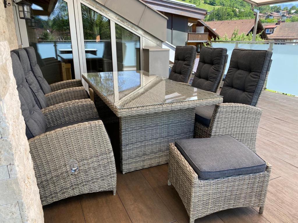 Bergfux Ferienhaus - Hochwertige Ausstattung Sonthofen Bagian luar foto